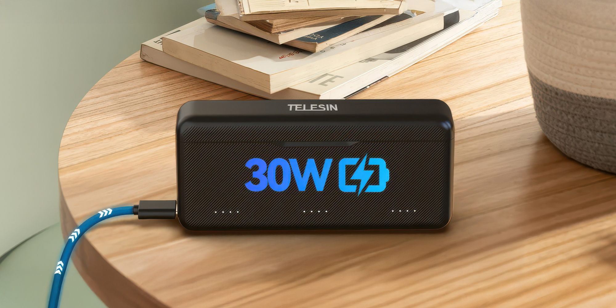 Ładowarka trójkanałowa Telesin S0-BCG-34-TDJ do akumulatorów DJI Action 5 Pro